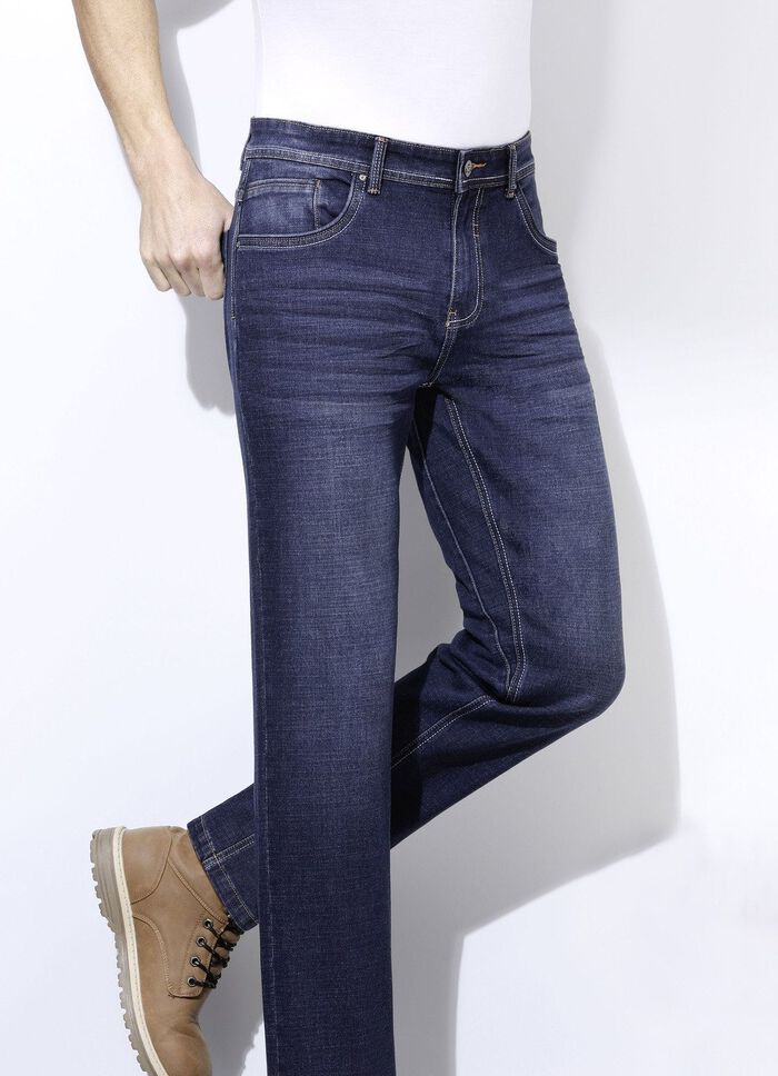 Modieuze jeans in 3 kleuren DONKERE JEANS