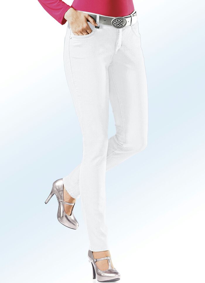 Magic jeans in 11 kleuren WIT