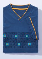 Duopack nachthemden met V-hals en zijsplitten 