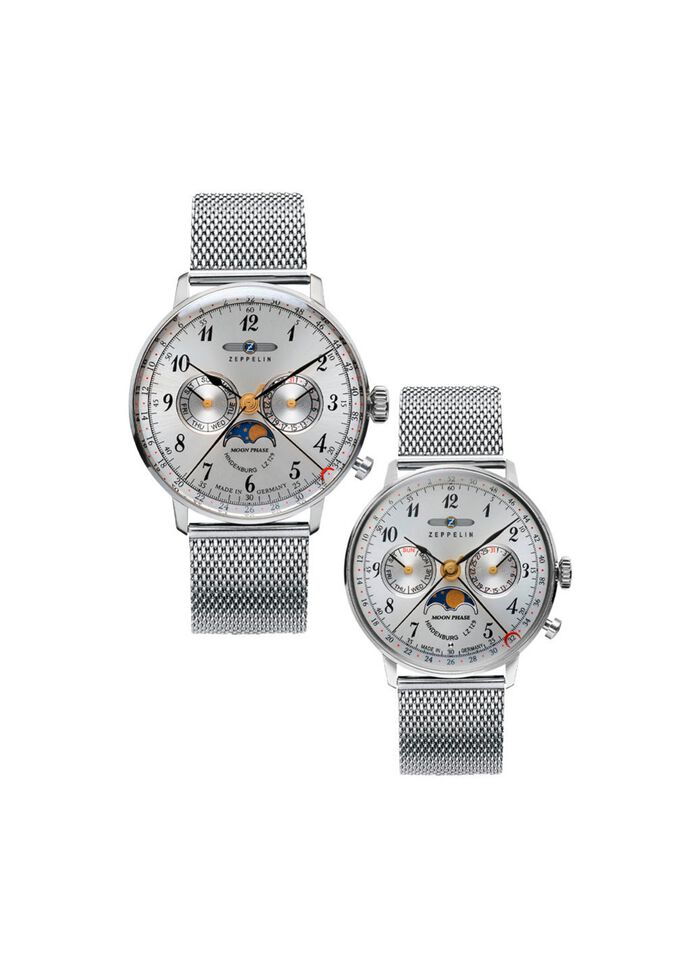 Zeppelin quartz partnerhorloges uit de Hindenbrurg-serie 