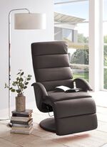 Relaxfauteuil met een stevig metalen frame 