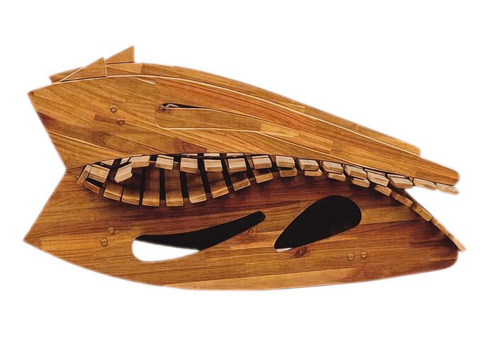 Opvouwbare schommelstoel van acaciahout 