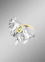 Stijlvolle damesring met echte peridot 