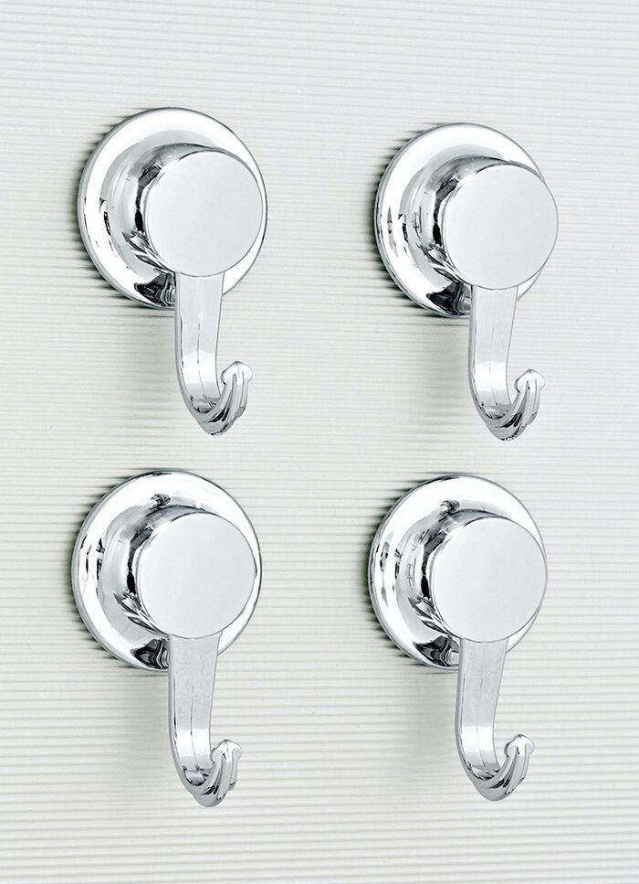 "EVERLOC" vacu&uuml;msysteemhaken, set van 4 