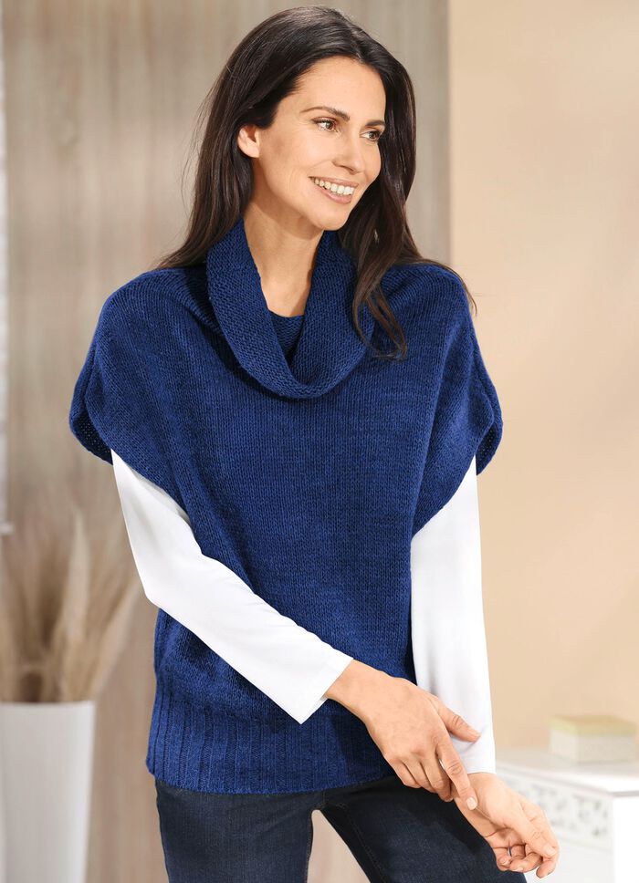 Trui met alpaca-inhoud MARINE