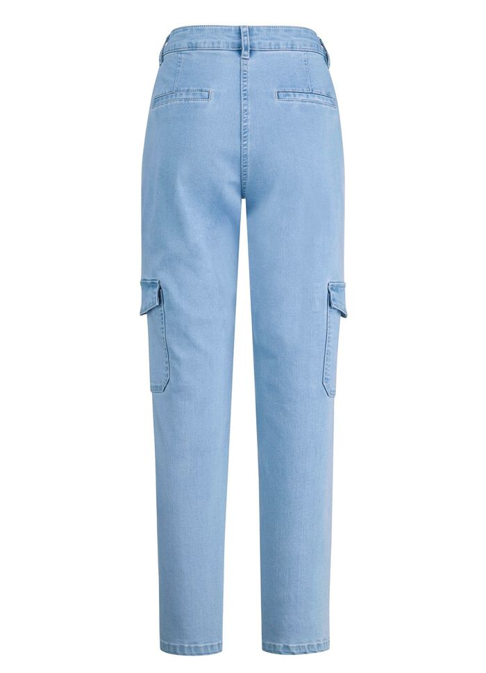 Enkellange cargojeans 