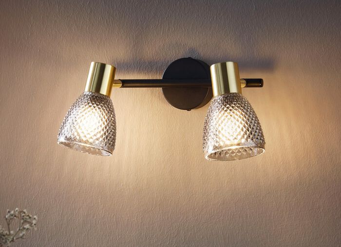 Plafondlamp ZWART-GOUD