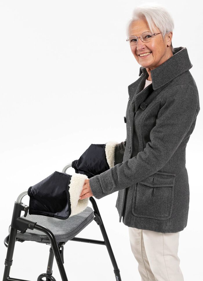 Handwarmers met scheerwol 