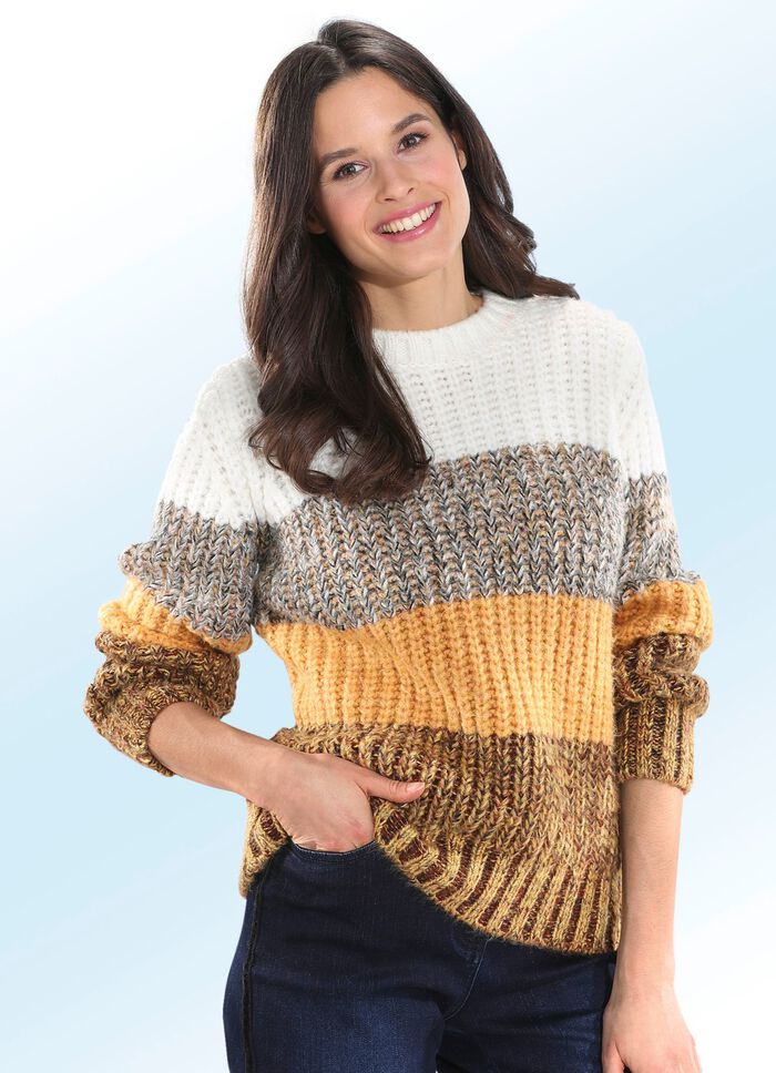 Trui van grof breisel 