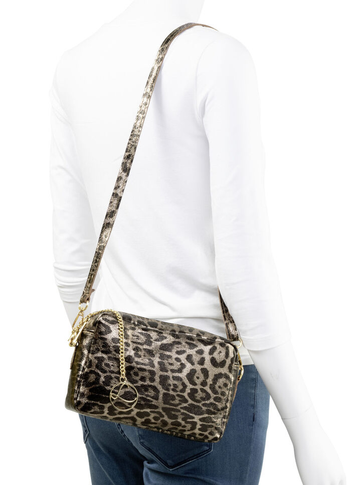 Laurina, mini tas, dames, met afneembare, verstelbare schouderband BRONZEN LEEUW