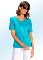 Uitstekend shirt in 5 kleuren TURQUOISE