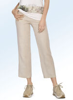 Linnen broek van hoge kwaliteit NATUREL