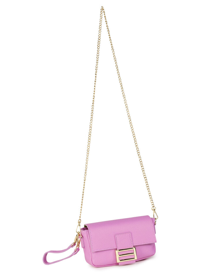 Laurina tas met trendy metalen sieraden ROZE