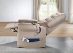 Tv-fauteuil met motor en opstahulp BEIGE