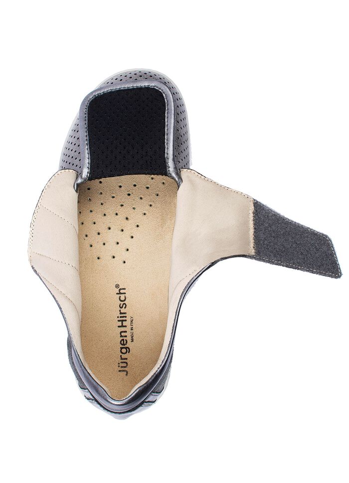 Comfortabele klittenbandschoen met uitgebreide strassversiering 