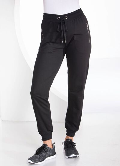 Casual broek met ritszakken in 4 kleuren 