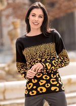 Trui in jacquardmotief 