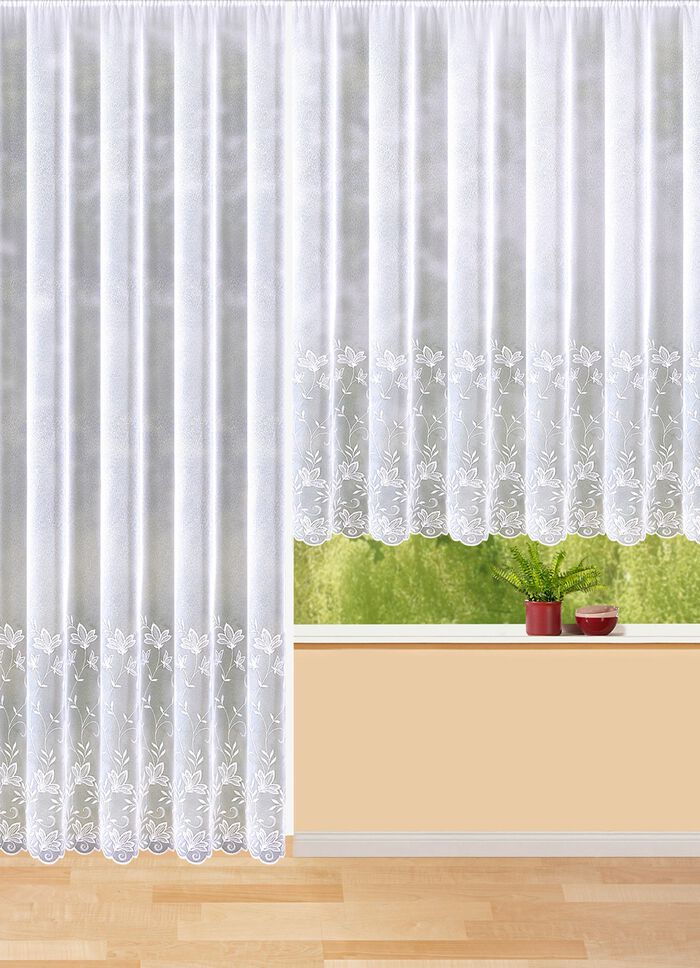 Opbergen met bladborduurwerk en universele railband 