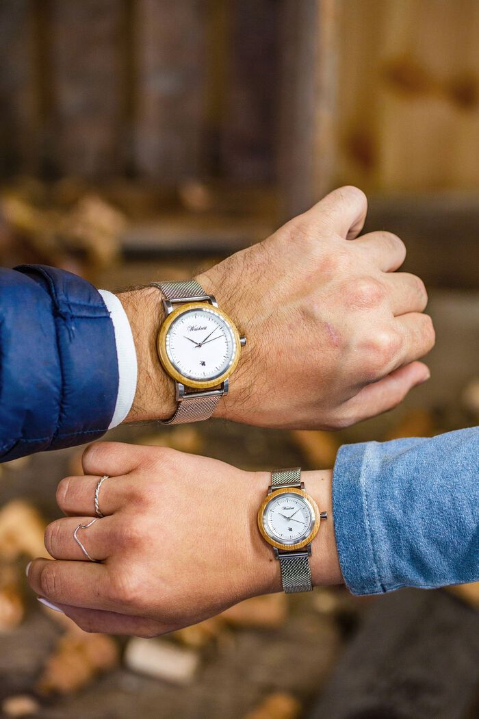 Dameshorloge met mesh band 