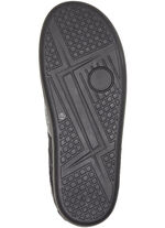 Pantoffels met elastisch trekkoord ZWART-GRIJS