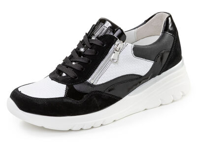 Waldl&auml;ufer, comfortabele dames veterschoenen, breedte H, met uitneembaar voetbed 