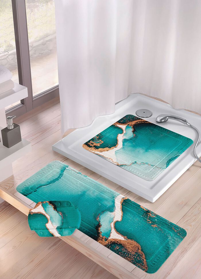 Veiligheidsinleg met marmerpatroon 