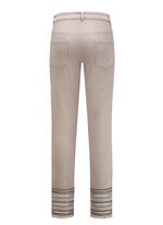 Broek met uitgebreide borduursels in etnische stijl 