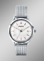 Quartz herenhorloge met metalen kast 