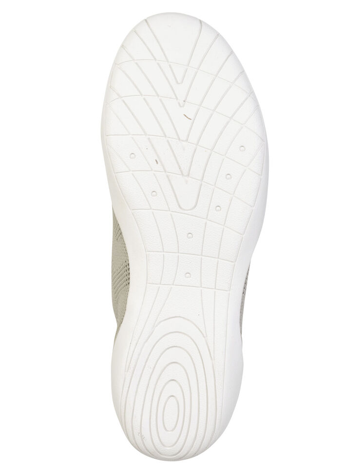 Comfortabele damesschoenen op blote voeten met uitneembaar voetbed ECRU