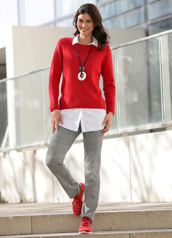 Broek met het nieuwste Glencheck-design 