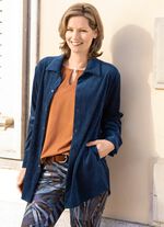 Blousejasje met overhemdkraag 