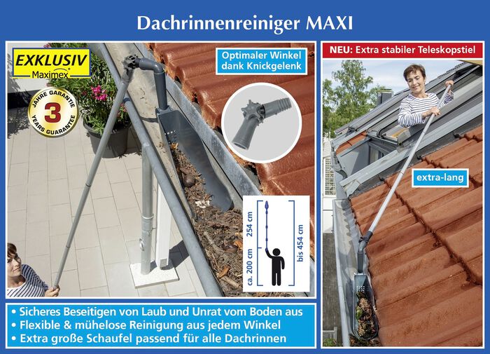 Gotenreiniger Maxi voor werkhoogtes tot 4,5 m 