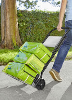 Opvouwbare trolley met traplading 