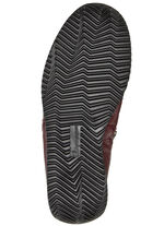 Waldläufer, comfortabele dames enkellaarsjes, breedte H, gemaakt van hertenleer BORDEAUXROOD