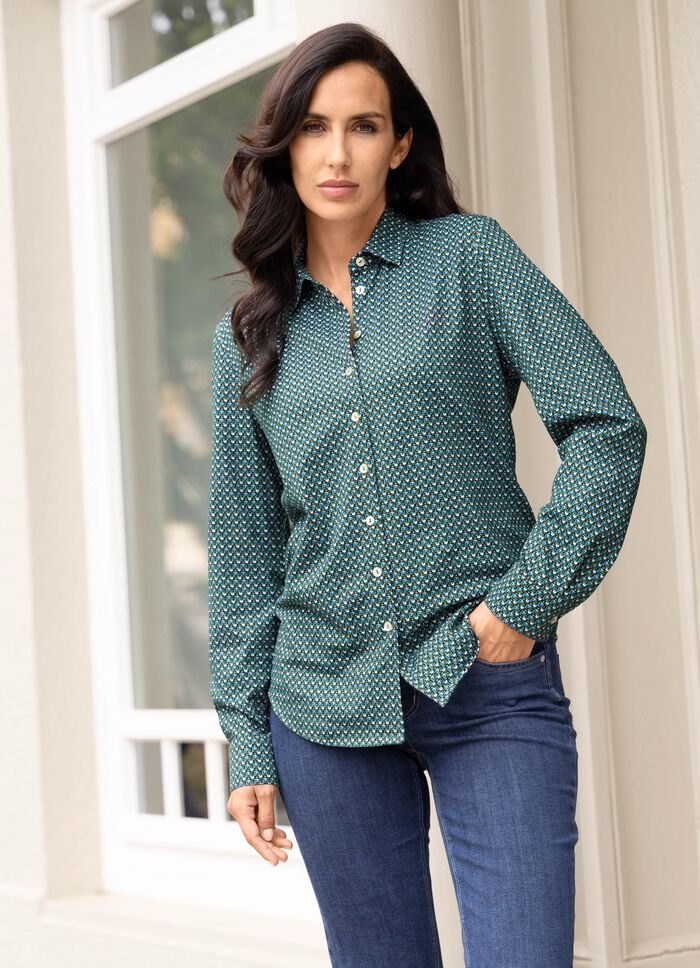 Blouse met minimalistisch design 