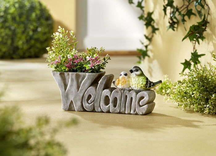 Polyresin plantenpot 