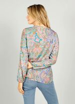 Slip-on blouse gemaakt van viscose 