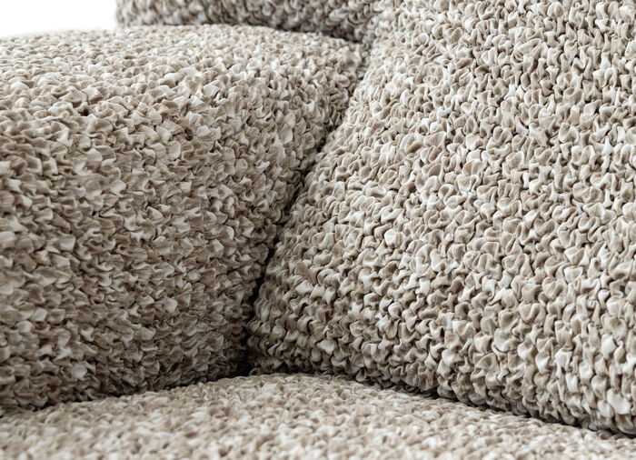 Bi-elastische microvezel stretchhoezen BEIGE
