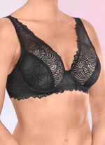 Naturana beugelbeha van elastische kant 