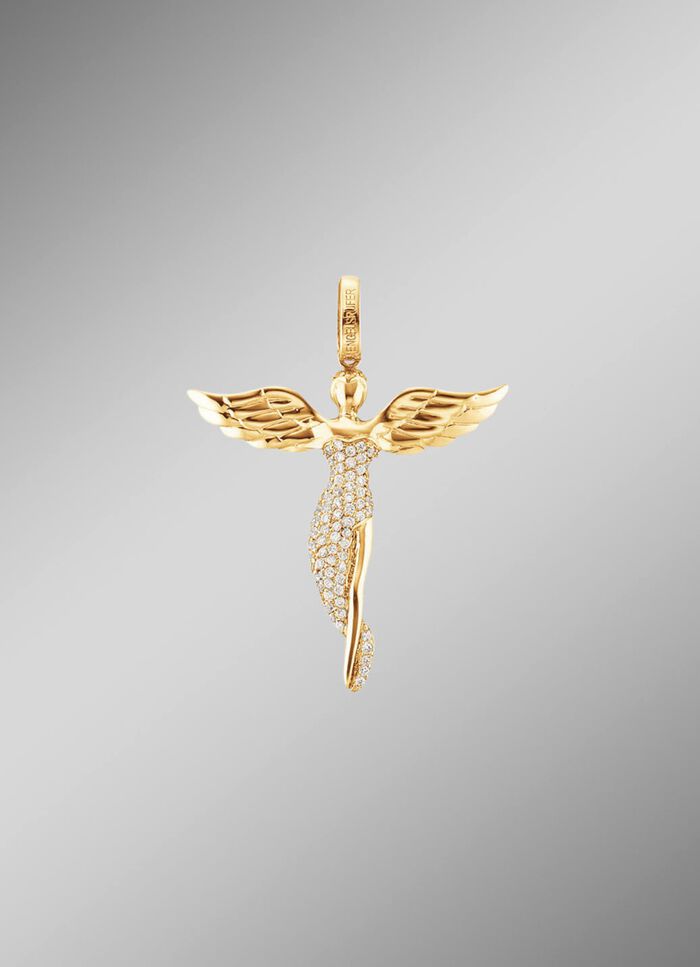 Kettinghanger 'Engel', met zirkonia, van Engelsrufer 