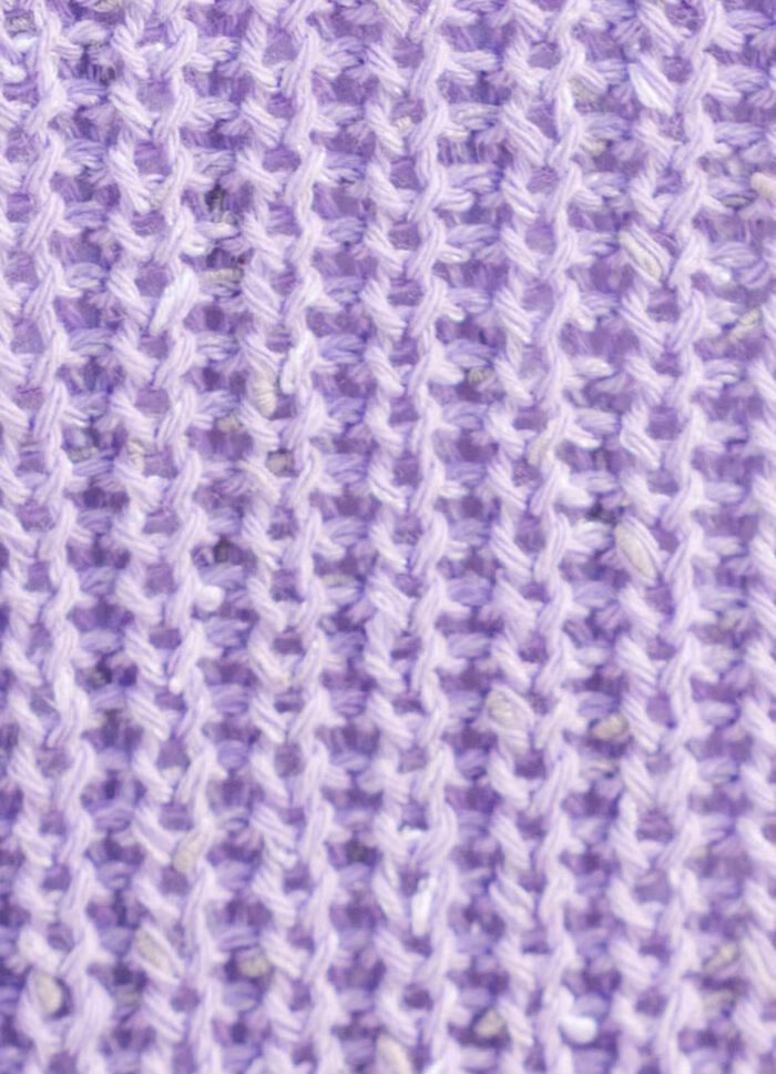 Vest van melange-effectgaren 