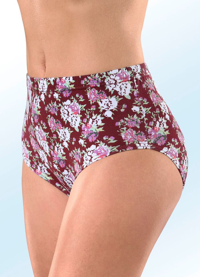 Set van vijf slips met elastische band 