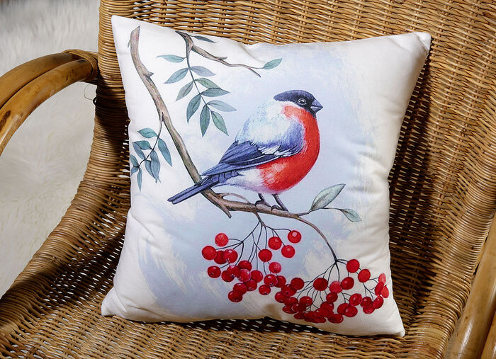 Kussenhoes in fluweellook 