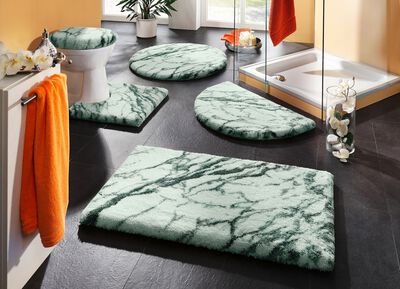 Badkameraccessoires van Grund met marmermotief 