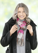 Sjaal met ruitdessin 