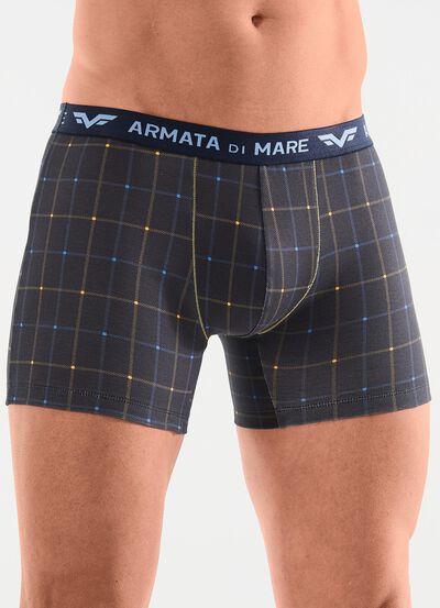 Vierpack geruite broeken 