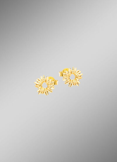 Chique oorbellen in een bloemendesign 