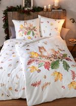 Beddengoedset met herfstmotieven 