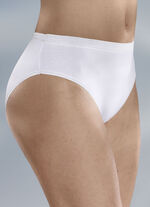 Vijfpack slips met glanzende afwerking 3X ZWART, 2X WIT