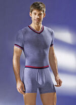 Set van twee onderbroeken, shorts van fijne rib, thermisch ondergoed 